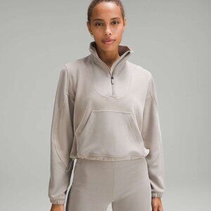 LULULEMON Brushed Softstreme Ribbed Half Zip